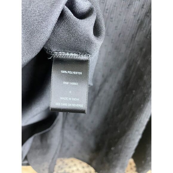 Torrid Embroidered Long Sleeve Blouse Sz 0 - Picture 5 of 5